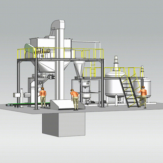 Raw Material Stainless steel Fermentation Process Production Line Apply in Feed Industry