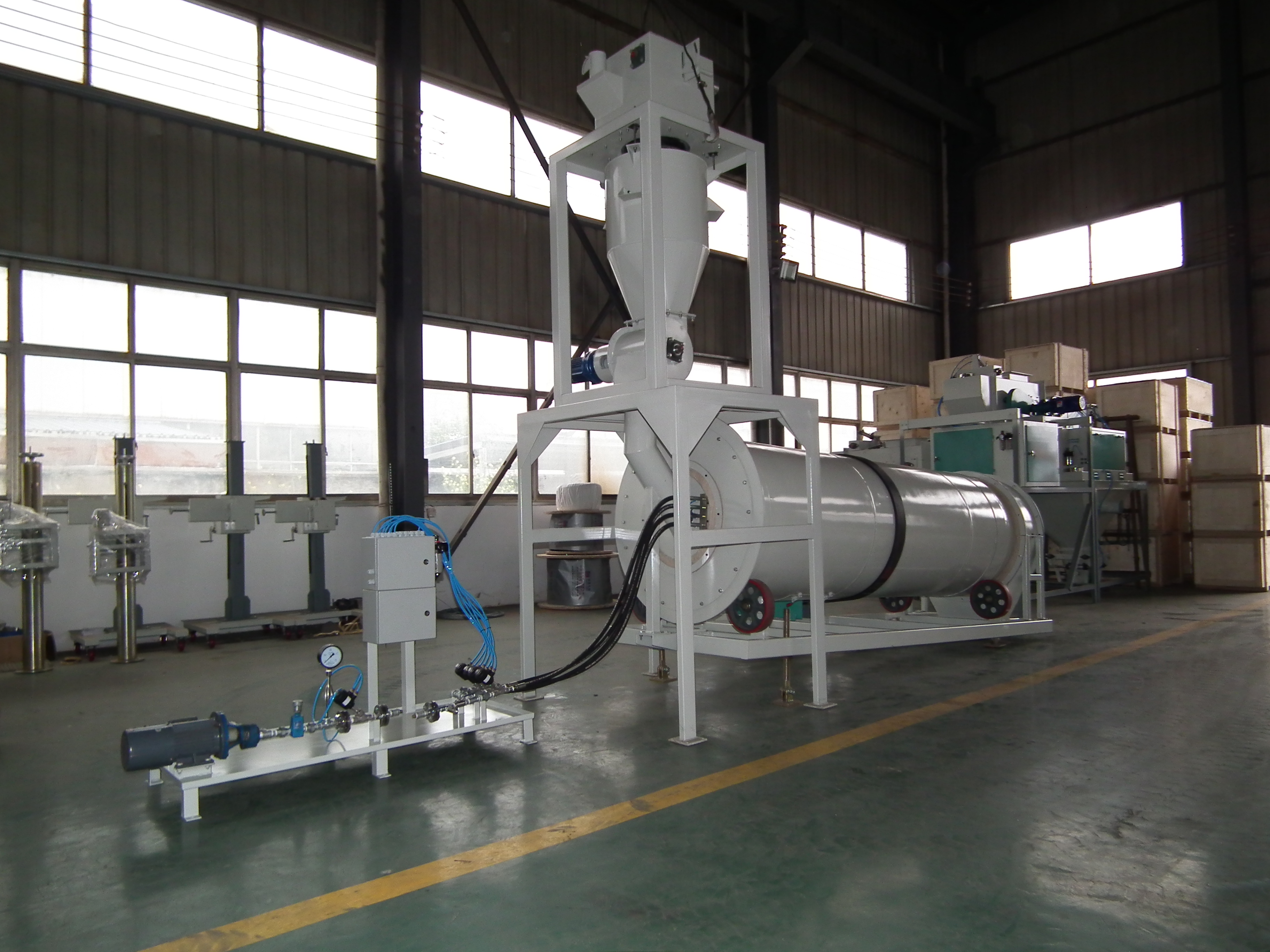 Expansion Machine Steam And Water Transport System Suits 10 Tons Per Hour Aquatic Expansion Machine for Feed Processing Machinery